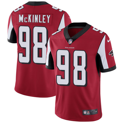 2019 men Atlanta Falcons #98 McKinley red Nike Vapor Untouchable Limited NFL Jersey